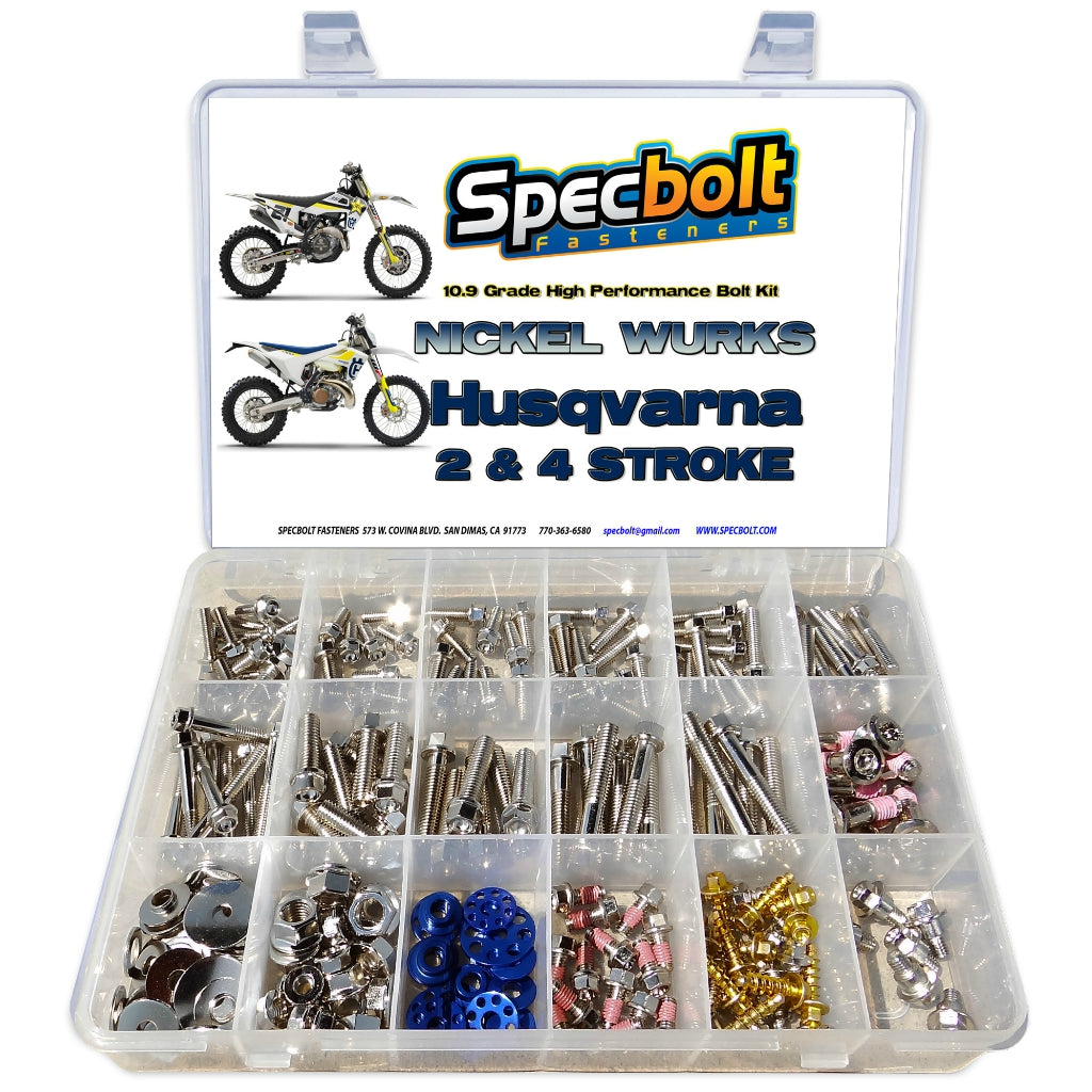 Specbolt - Kit de boulons de pignon et de rotor Husqvarna