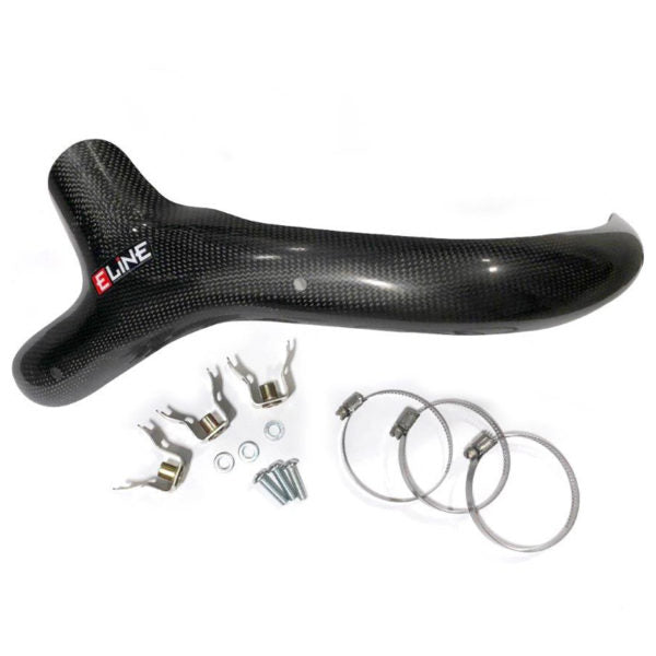 E-Line - KTM/Husqvarna 500 Carbon Fiber Stock Pipe w/ O2 Sensor Guard ('20-'22) | MHS50020