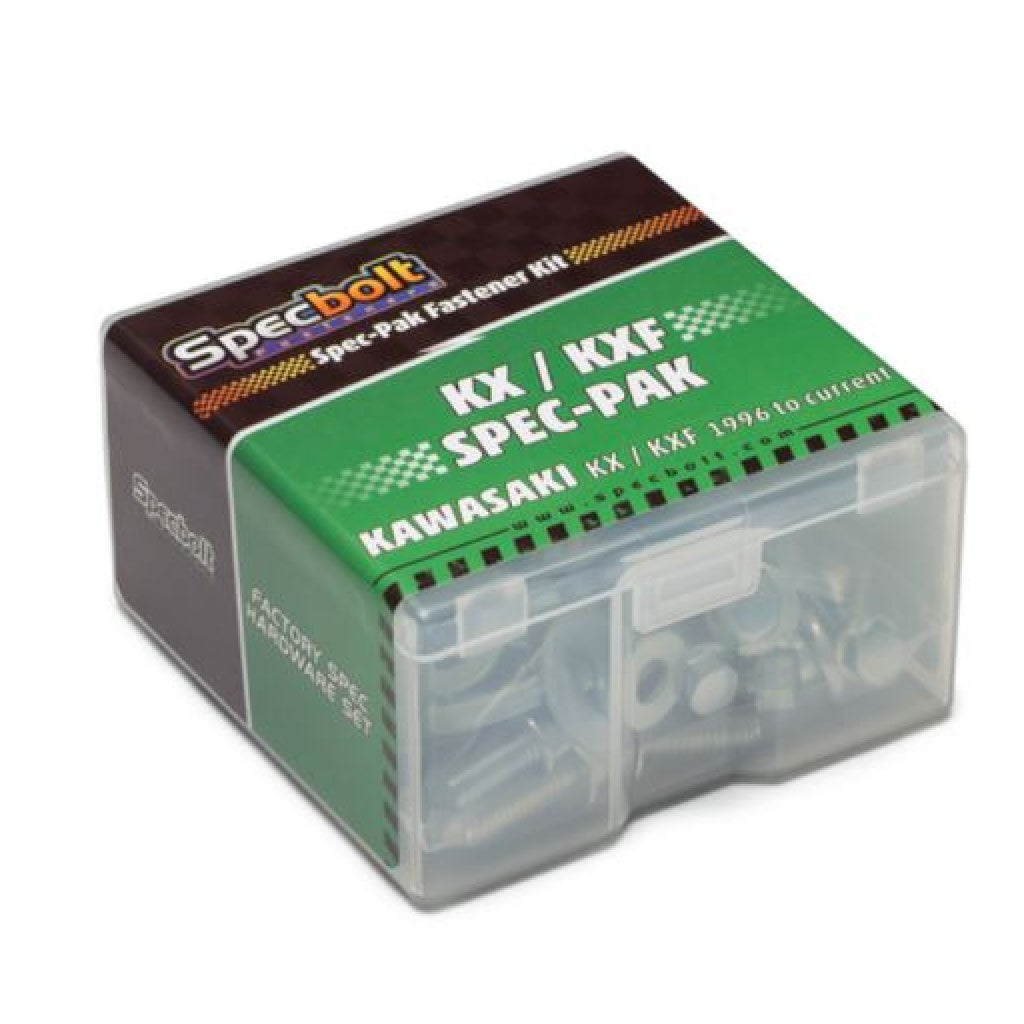 Specbolt - Kawasaki 96-Current KX/KXF Spec-Pak Factory Fastener Kit &verbar; SP-KAW-KXKXF