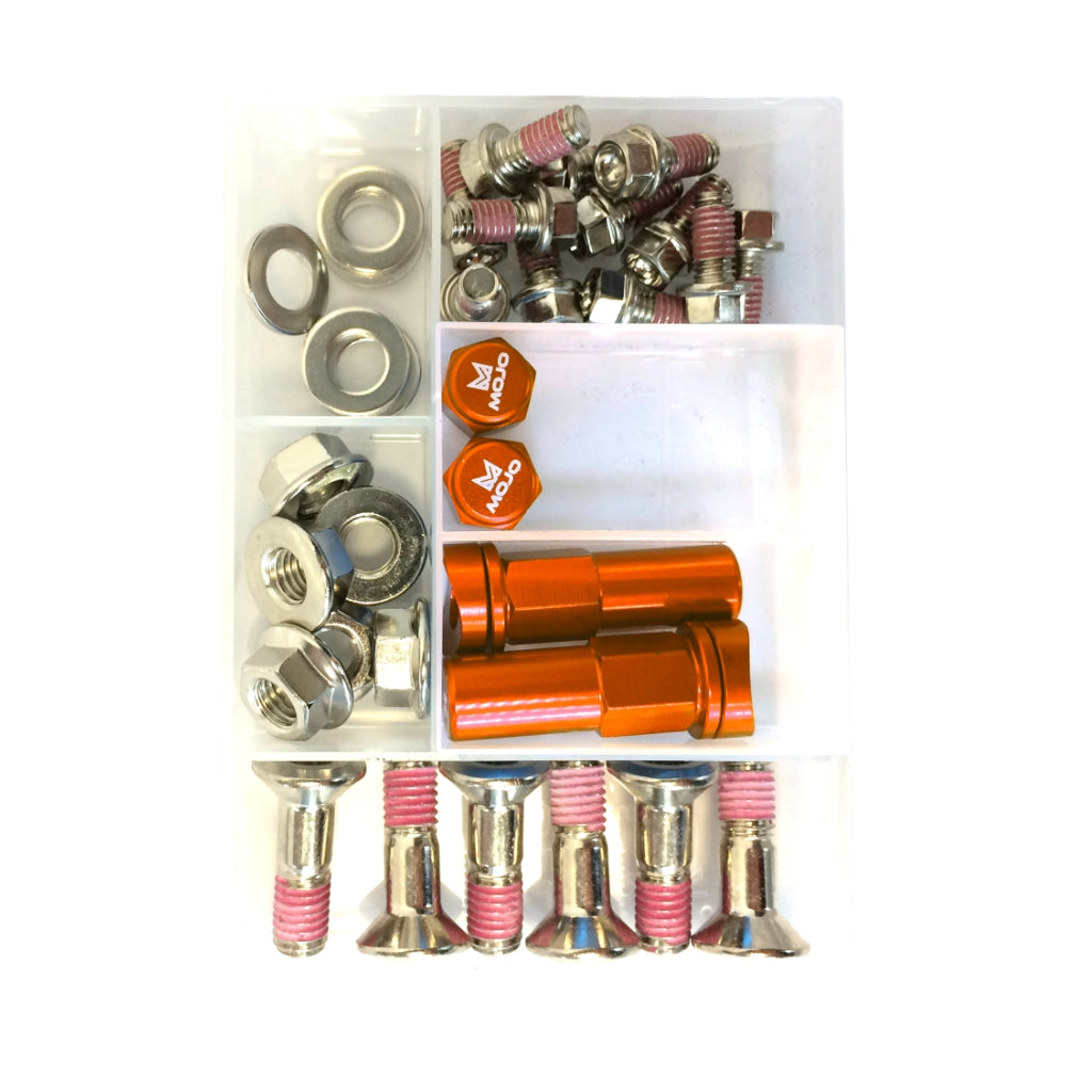 Specbolt - KTM Sprocket and Rotor Bolt Kit with Rim Locks and Valve Stem Caps