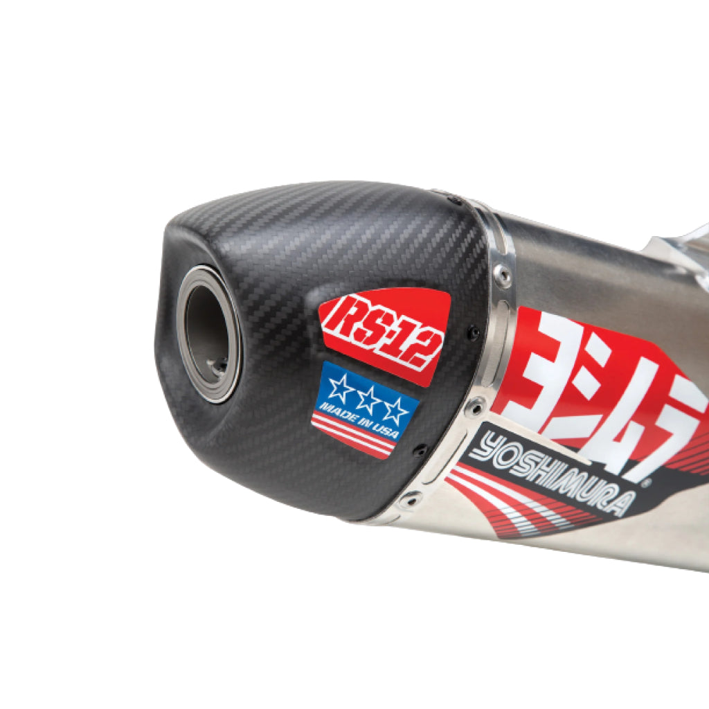 NEW&excl; Yoshimura RS-12 Stainless Full Exhaust 2023 Yamaha YZ450F &verbar; 234840S320