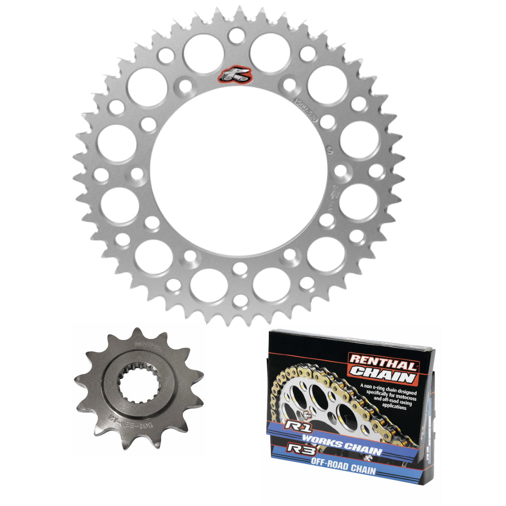 Renthal Chain & Ultralight Sprocket Kit GasGas/Sherco 125-450 02-19