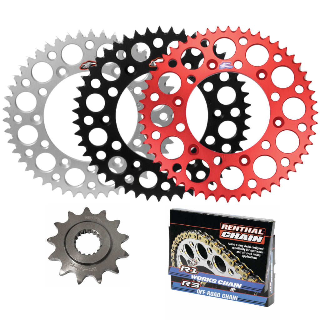 Renthal Chain & Ultralight Sprocket Kit Honda CR125/CRF250R/X