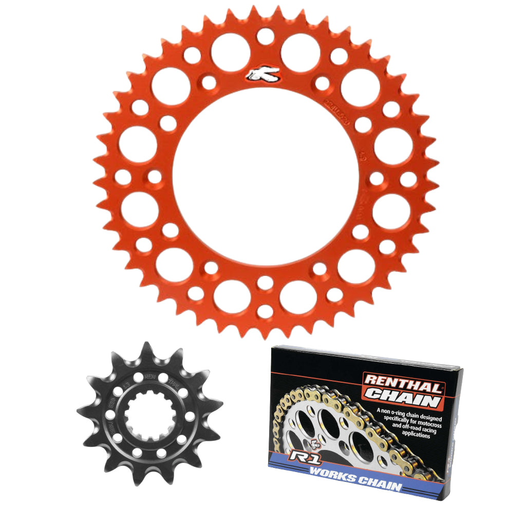 Renthal Ultralight Works Chain & Sprocket Kit KTM/Husqvarna 50cc 14-23