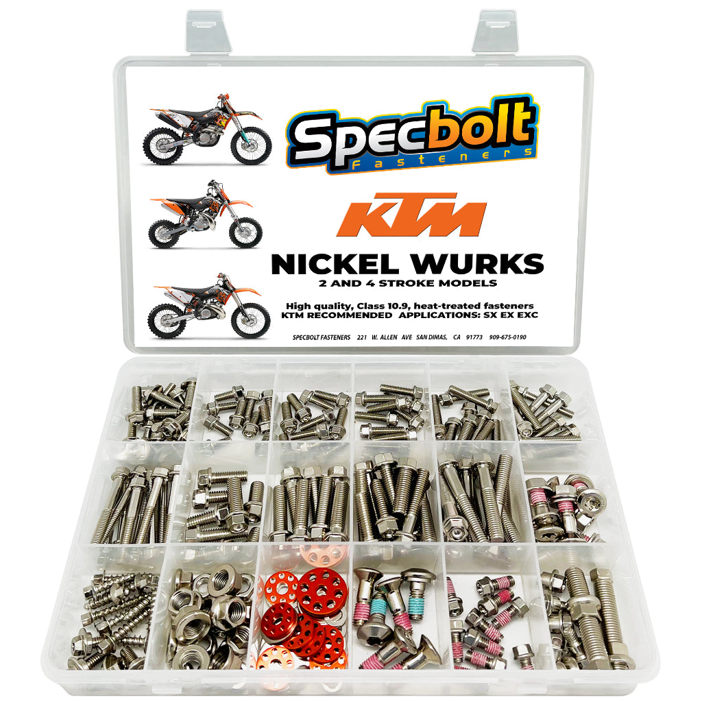 Specbolt KTM 250 Piece Nickel Würks Kit MojoMotoSport – 
