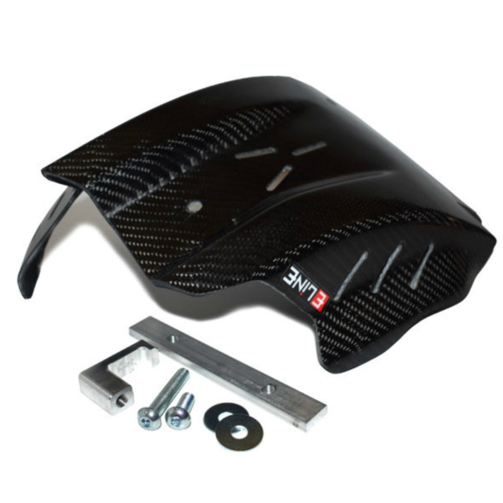 E-Line - Yamaha YZ125/X Carbon Fiber Skid Plate ('05-'22) | YSP12520