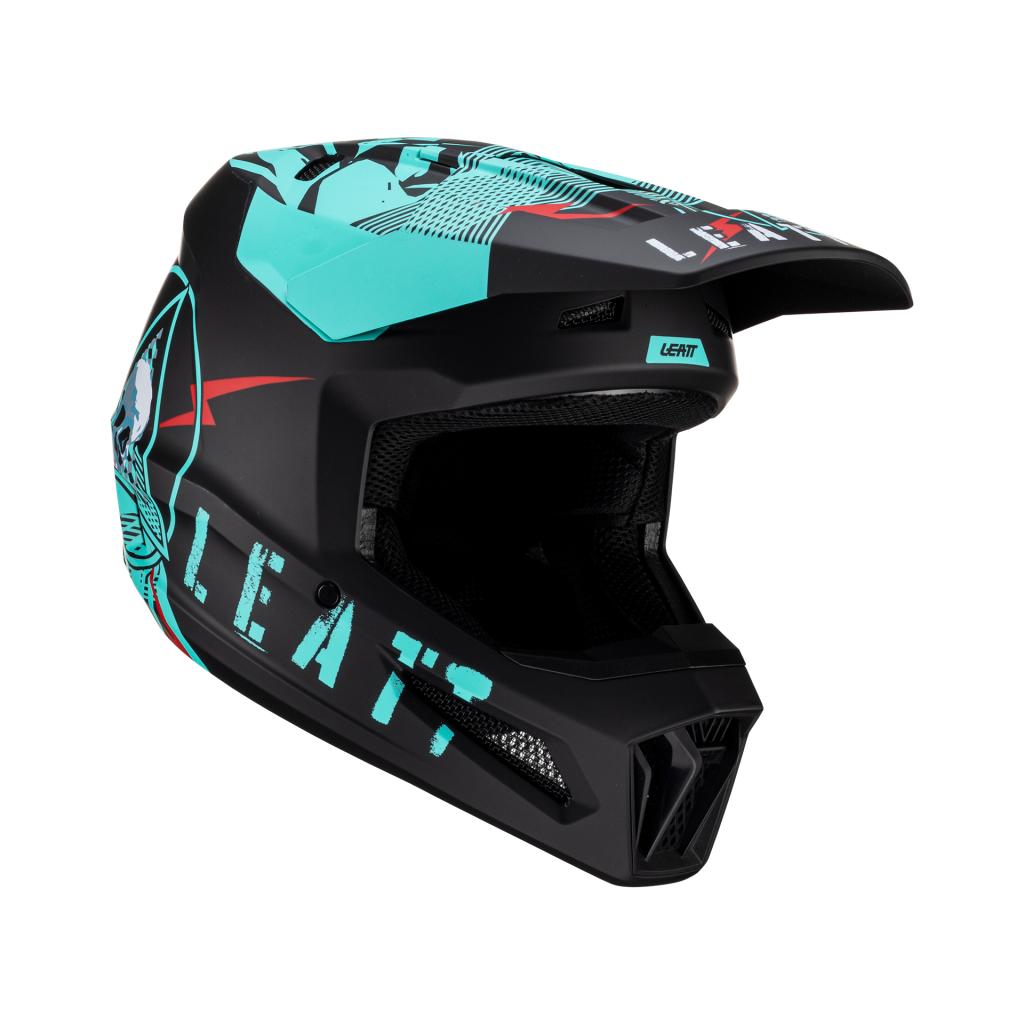Leatt 7.5 Moto Helmet Kit w/ FREE 4.5 Goggles V23 (DOT+ECE)