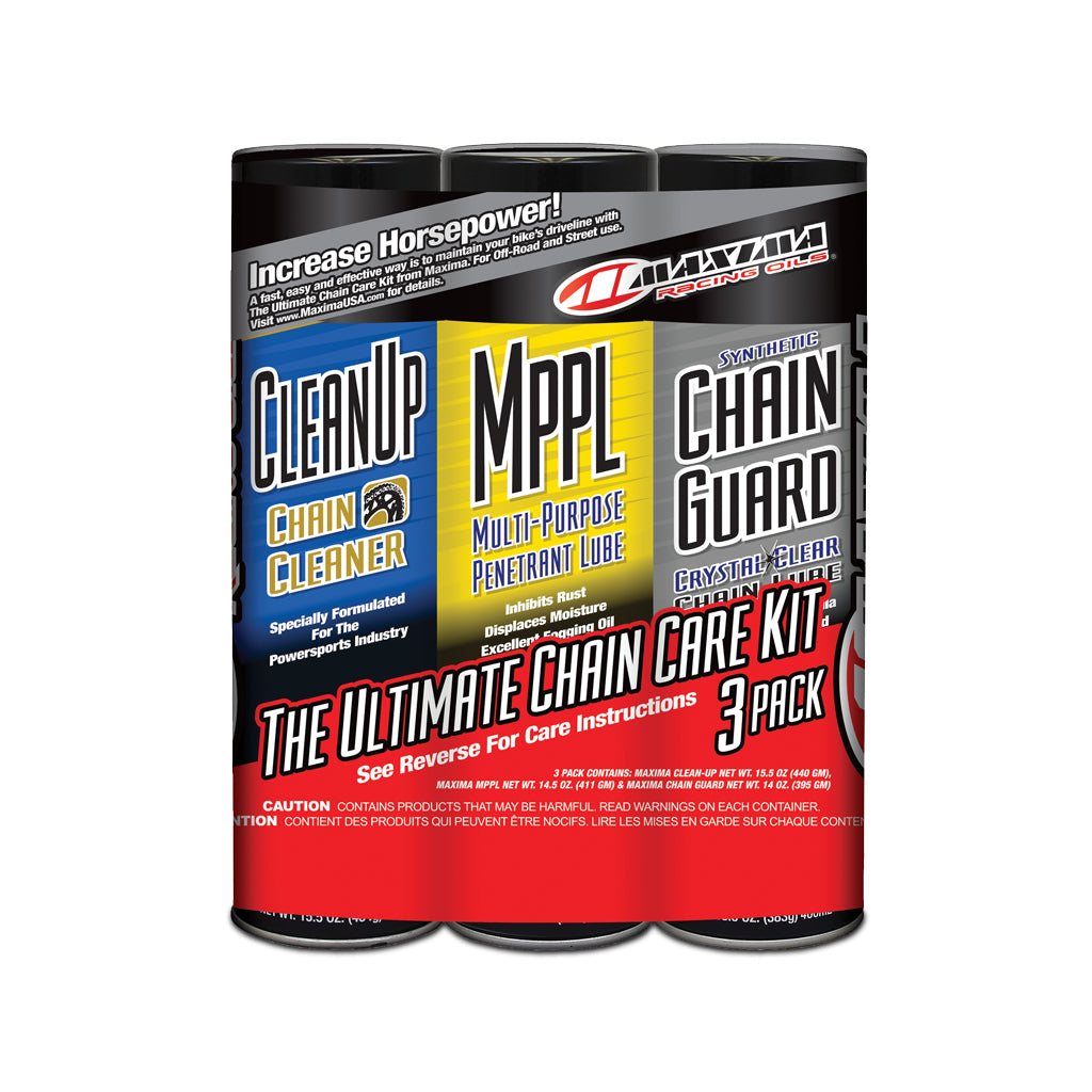 Maxima Ultimate Chain Guard Care Kit 3/PK