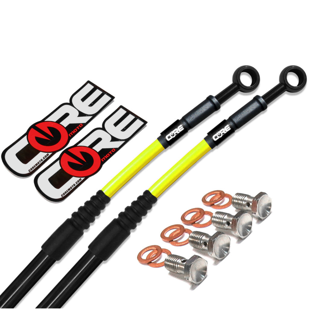 CORE MOTO - Suzuki Offroad Front and Rear Brake Line Combo Kit