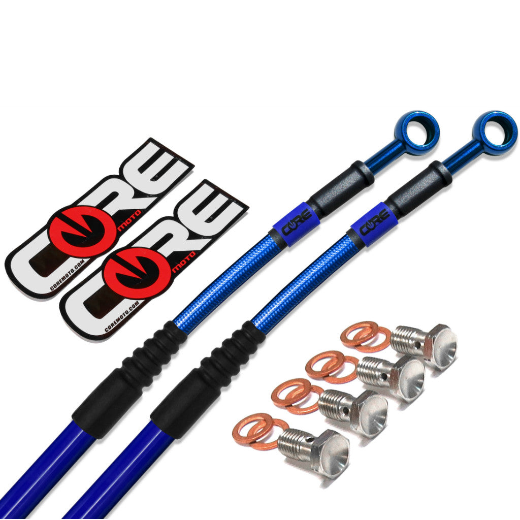 CORE MOTO - Yamaha Offroad Front and Rear Brake Line Combo Kit