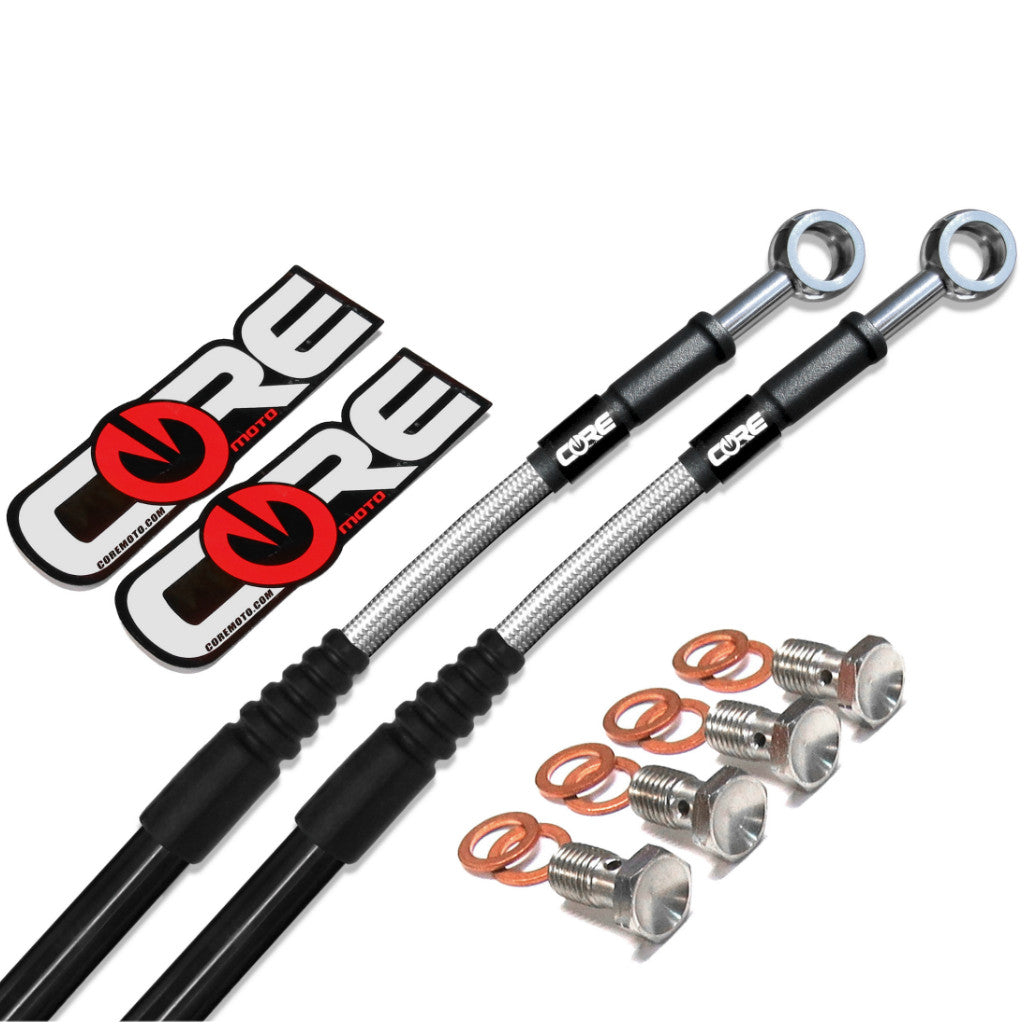 CORE MOTO - Husqvarna Offroad Front and Rear Brake Line Combo Kit