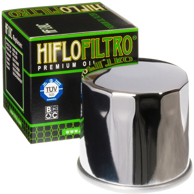 Hiflo Oil Filter Chrome &verbar; HF138C