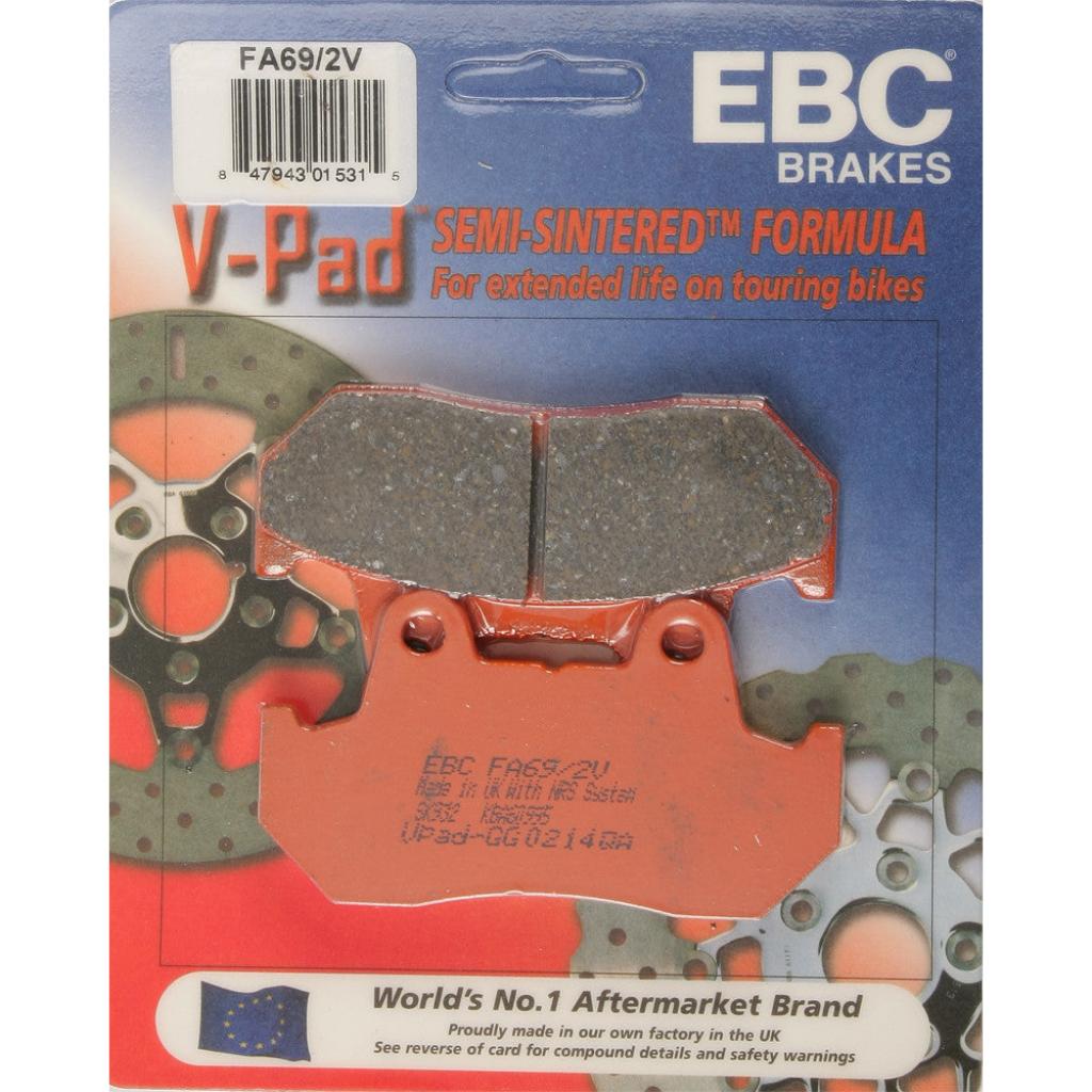 EBC Semi-Sintered Brake Pads &verbar; FA69/2V