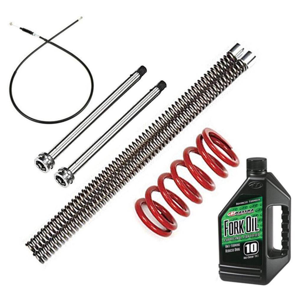 BBR Suspension Tall Springs/Rods/Oil Kit Kawasaki KLX110 (04-22)