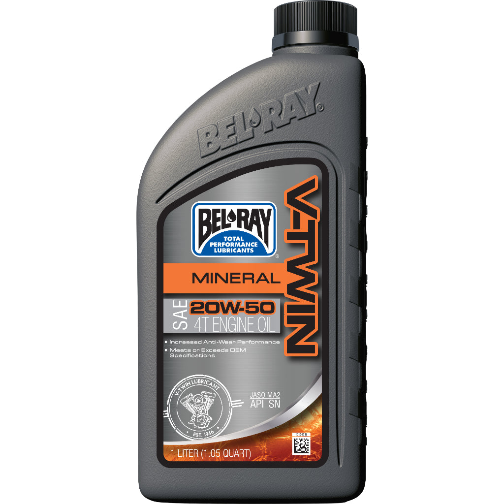 BEL-RAY V-Twin Mineral Engine Oil