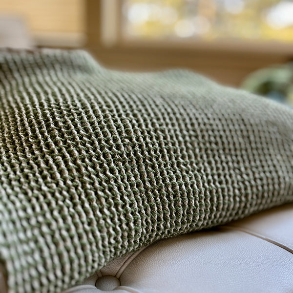 textured throw