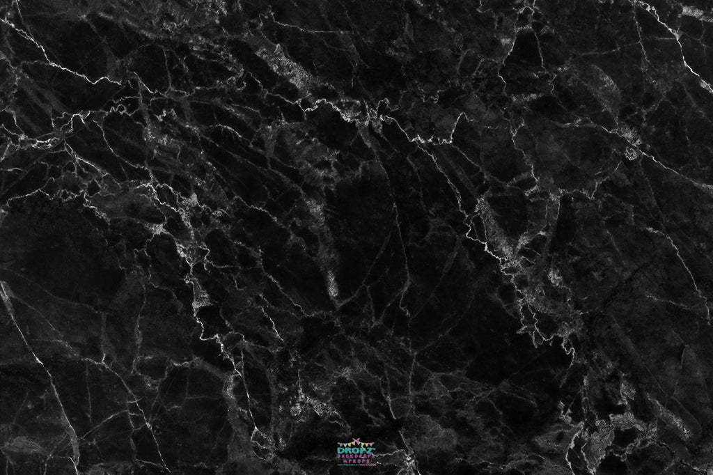 Black Marble | Dropz Backdrops | Dropz Backdrops Australia