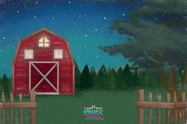 Farm Barn Vinyl Photo Background Dropz Backdrops Dropz