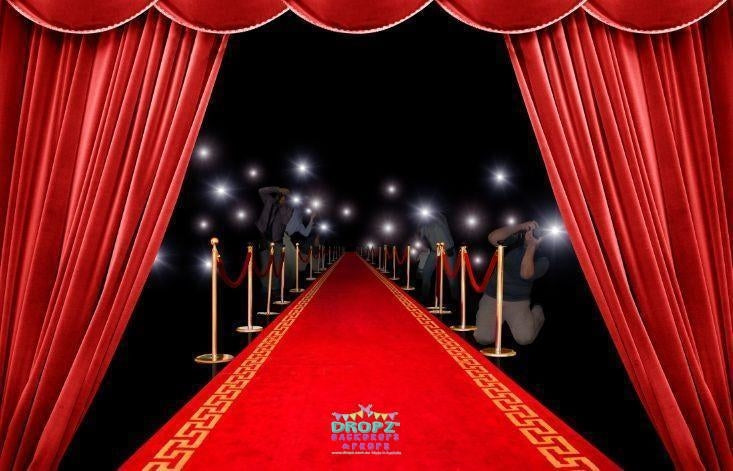 Red Carpet Photo Background | Dropz Backdrops | Dropz Backdrops Australia