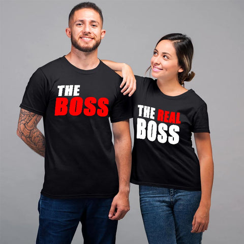 the boss couple t shirts