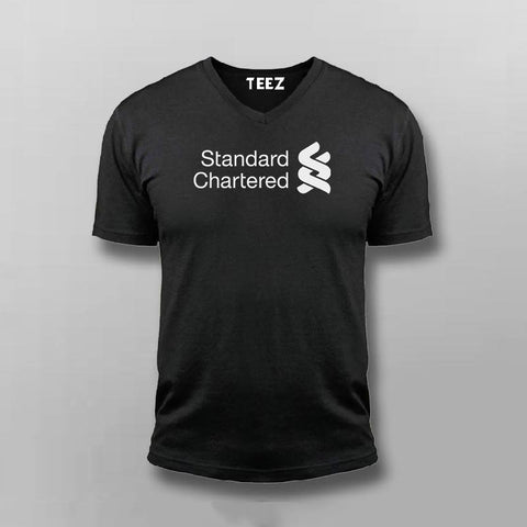 SCB - Standard Chartered Bank Logo T-shirt For Men – TEEZ.in
