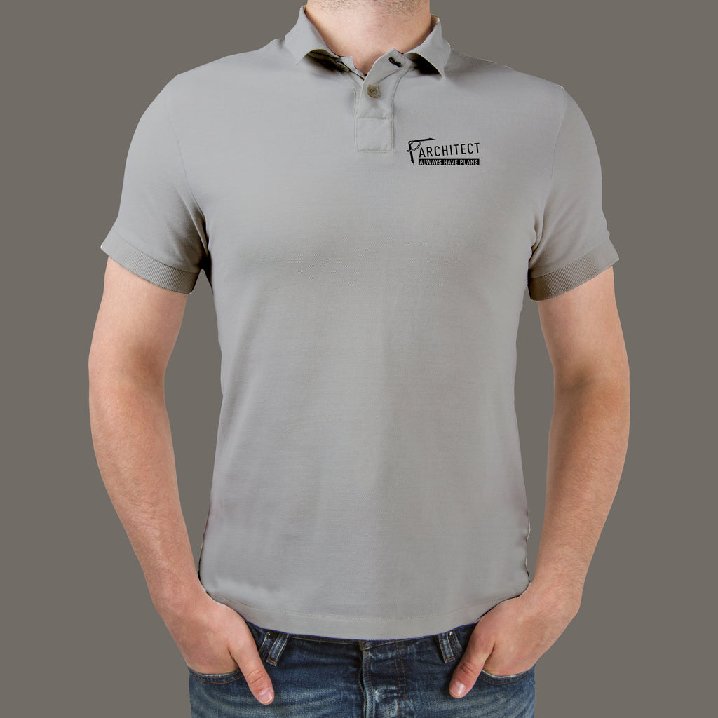 Architect always have plans polo T-Shirt For Men – TEEZ.in