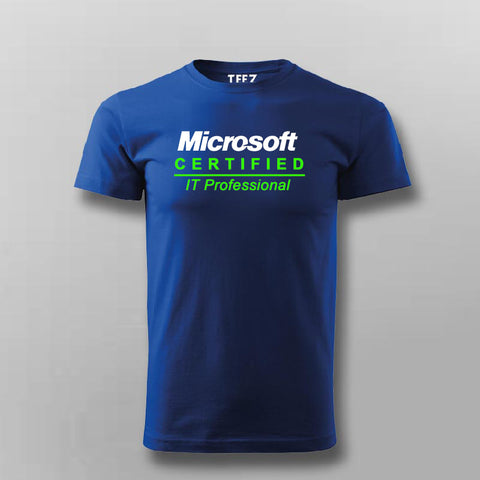 Microsoft Certified T-Shirt For Men – TEEZ.in