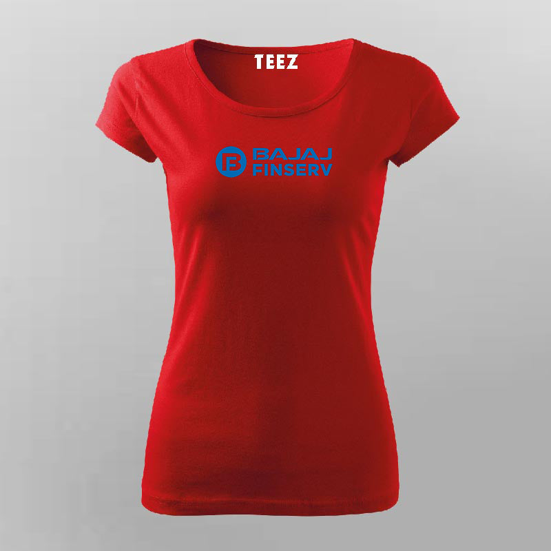 Bajaj Finserv T-Shirt For Women – TEEZ.in