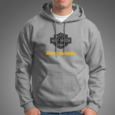 grey harley davidson hoodie