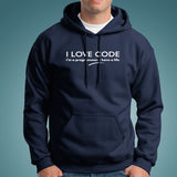 I Love Code I'm A Programmer Hoodies Online India