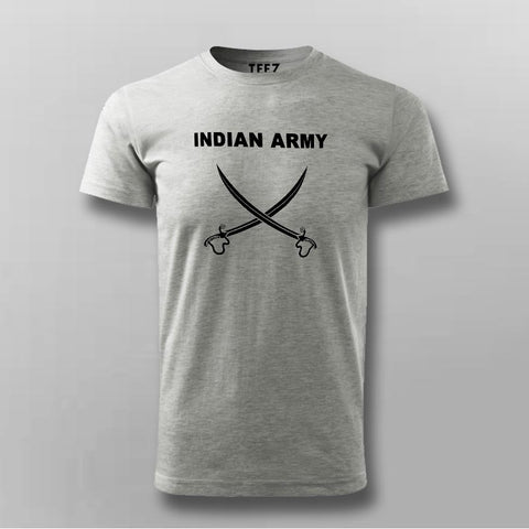 indian army t shirt black