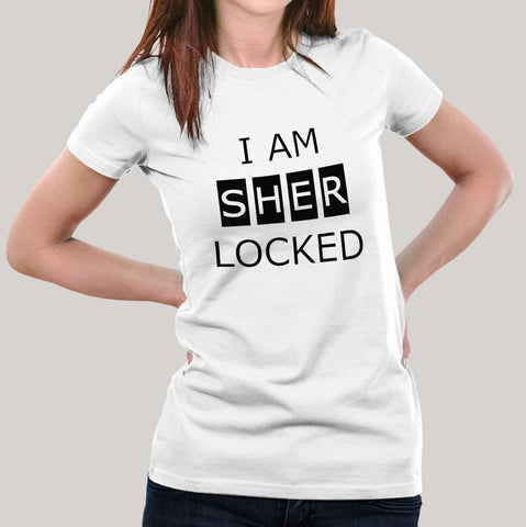 I M Sherlocked Sherlock Fan Women S T Shirt Online India Teez In