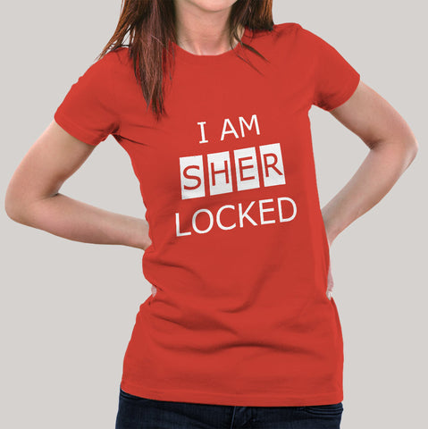 I M Sherlocked Sherlock Fan Women S T Shirt Online India Teez In