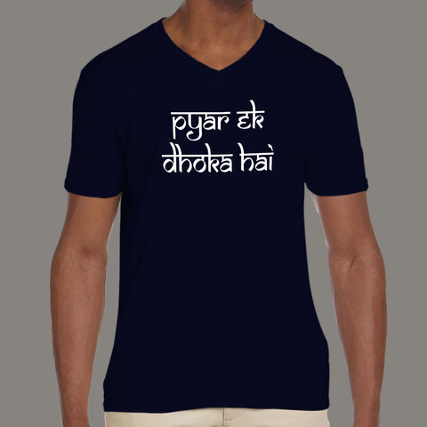 Pyar Ek Dhoka Hindi Men's T-shirt – TEEZ.in
