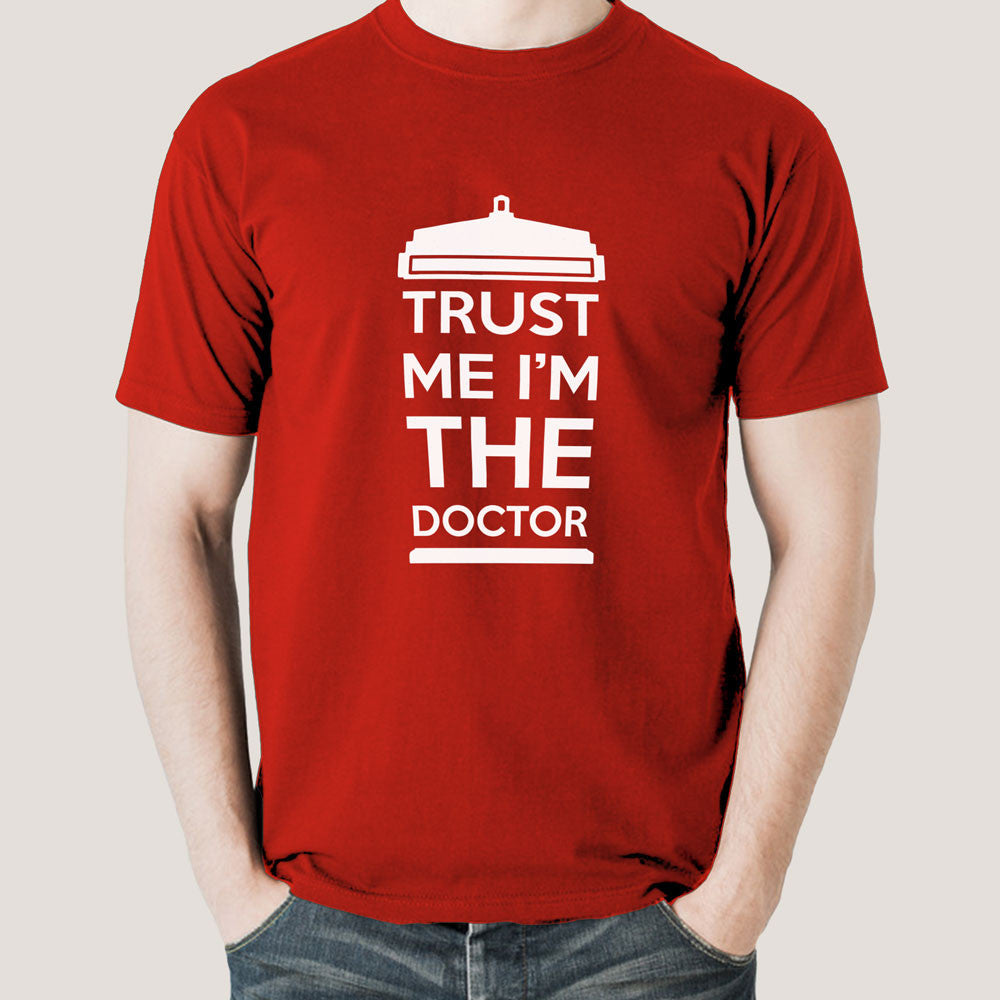 Trust me I'm The Doctor Tardis Men's T-shirt India – TEEZ.in