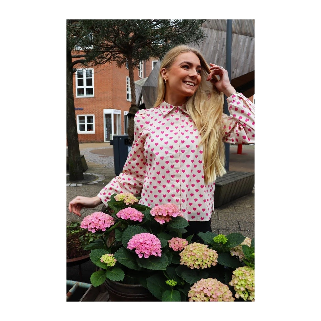 Billede af LIBERTE dame bluse FLORA - PINK HEART