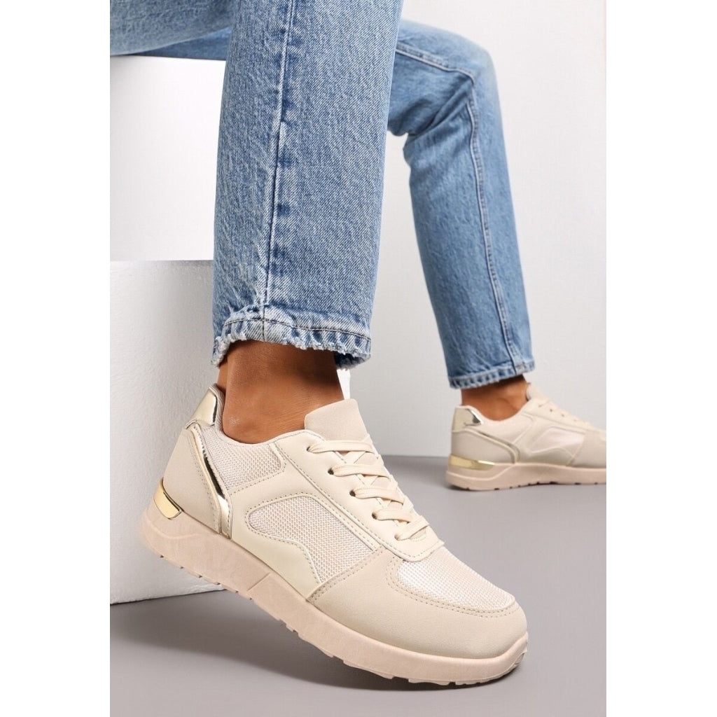 Frida Dame Sneakers TA-231 - Beige