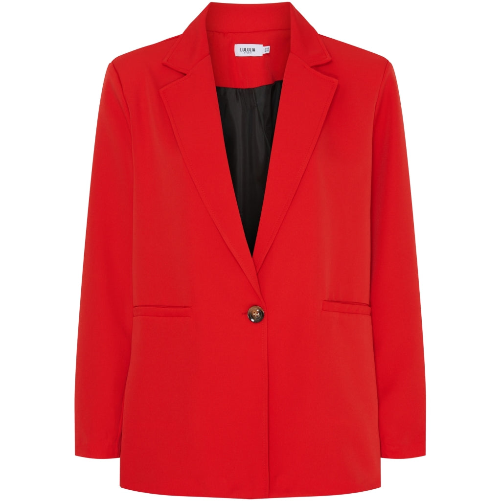 Se Lululia Gia dame blazer 6120-0 - Red hos Klædeskabet.dk