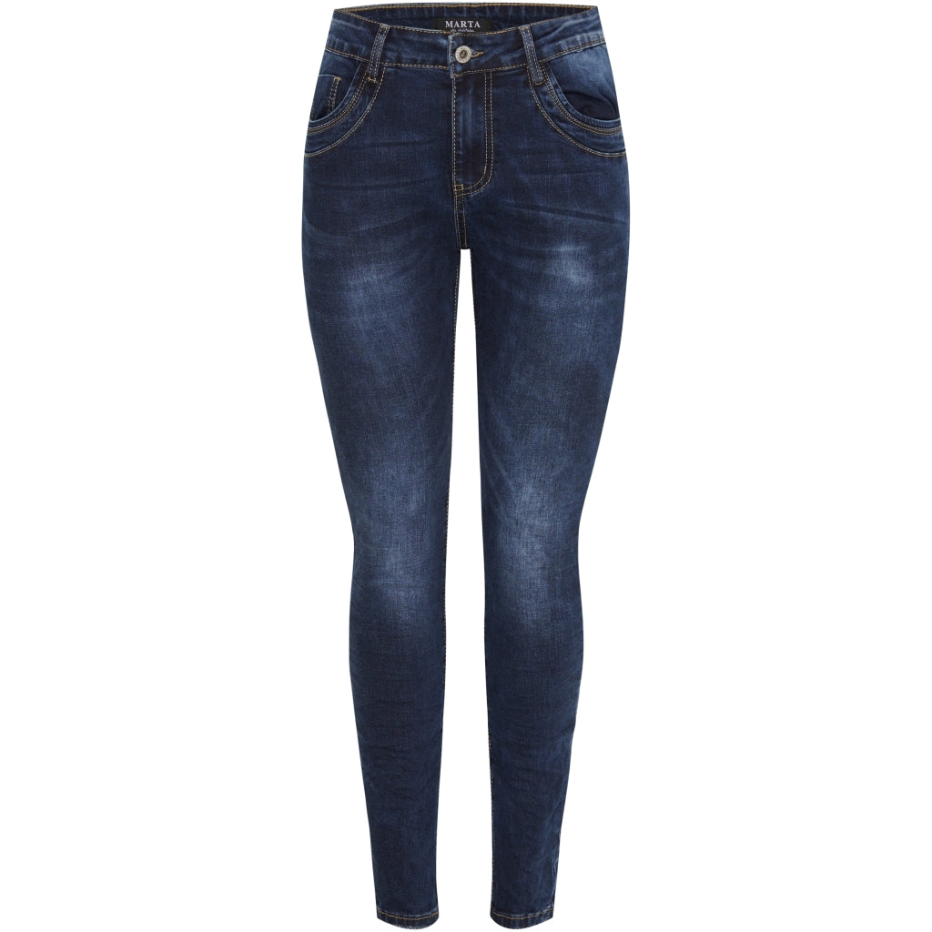 Se Marta Du Chateau dame MdcMette Jeans MDC104-2505 - Denim hos Klædeskabet.dk