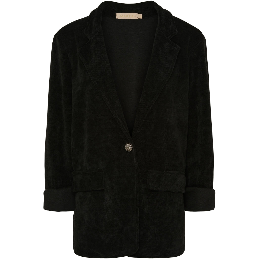 Se Marta Du Chateau dame blazer MDCBridget 68352 - Black hos Klædeskabet.dk