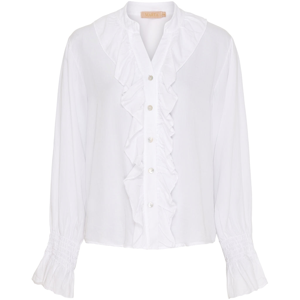 Marta Du Chateau dame skjorte MdcEmilia 81094 - White