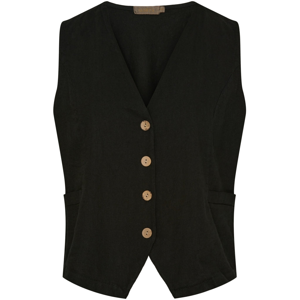 Marta Du Chateau dame vest MdcKatarine - Black