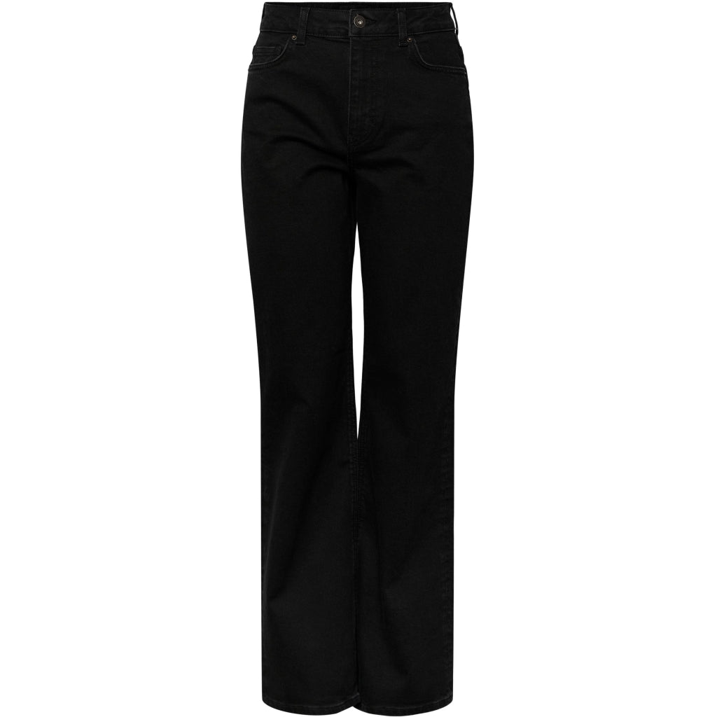 Billede af PIECES dame HW jeans PCHOLLY - Black Denim hos Klædeskabet.dk