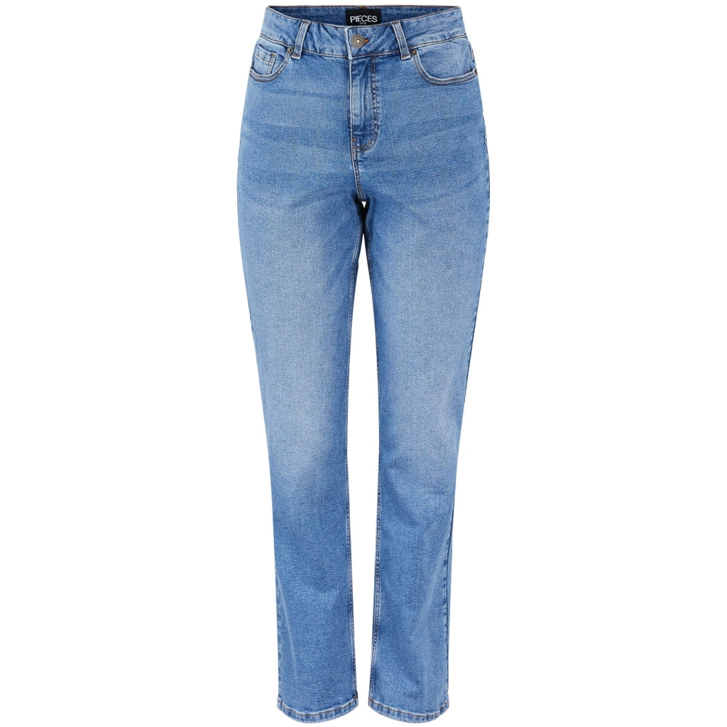 Billede af PIECES dame jeans PCLUNA - Medium blue denim hos Klædeskabet.dk