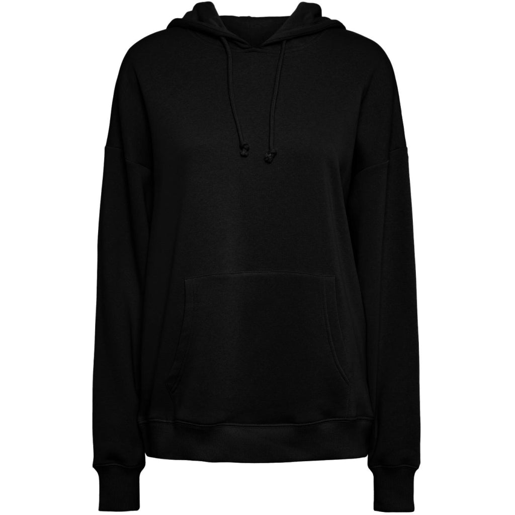 PIECES dame oversized hoodie PCCHILLI - Black