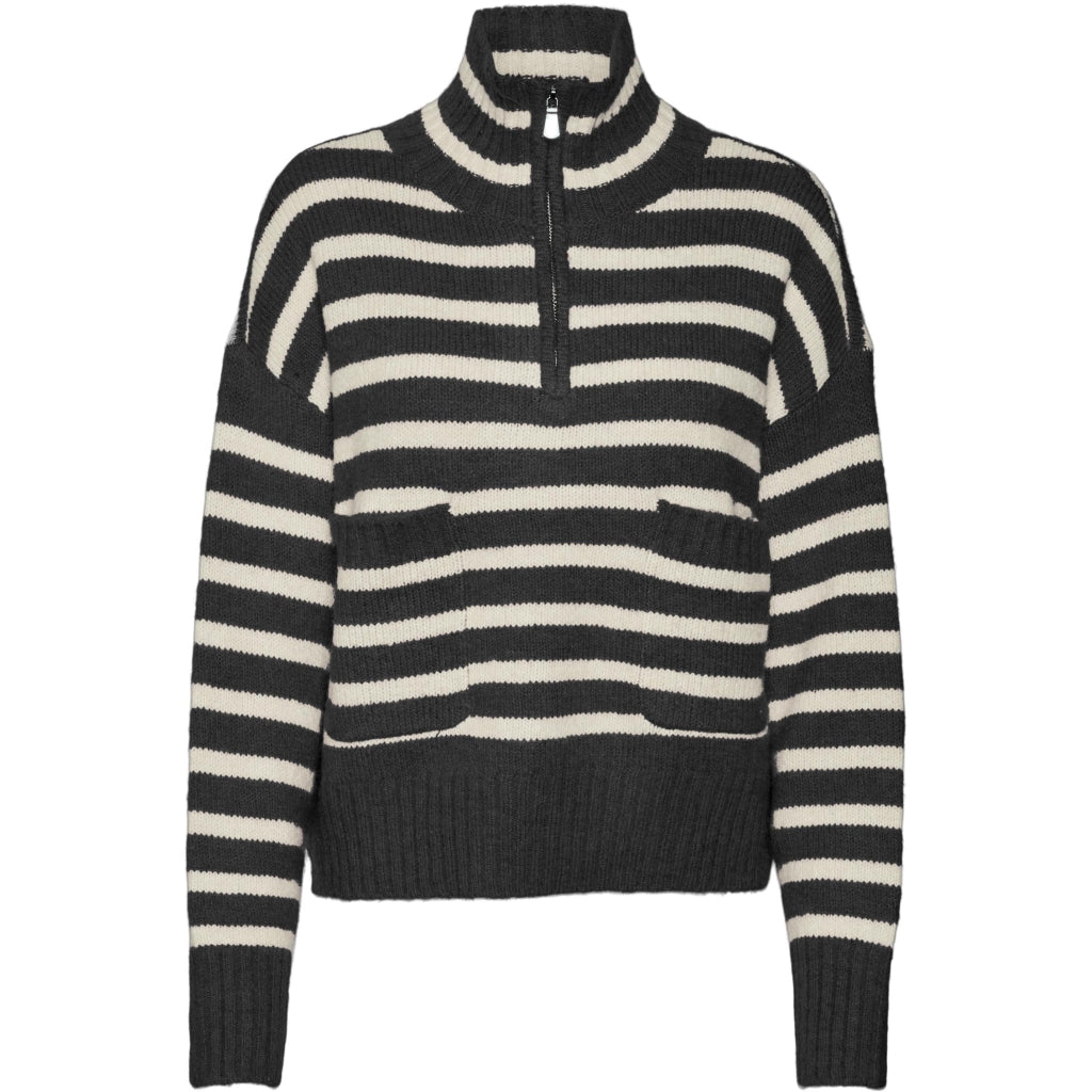 11: VERO MODA dame pullover VMCARRY - Black BIRCH