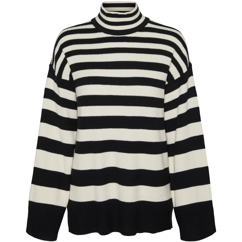 Billede af VERO MODA dame strik VMHERMOSA - Black W BIRCH