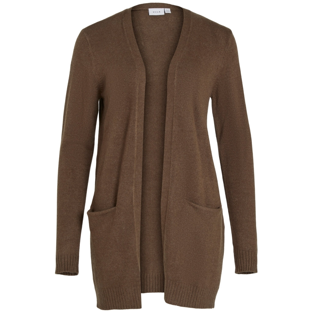 Billede af VILA dame cardigan VIRIL - Crocodile DARK MELANGE