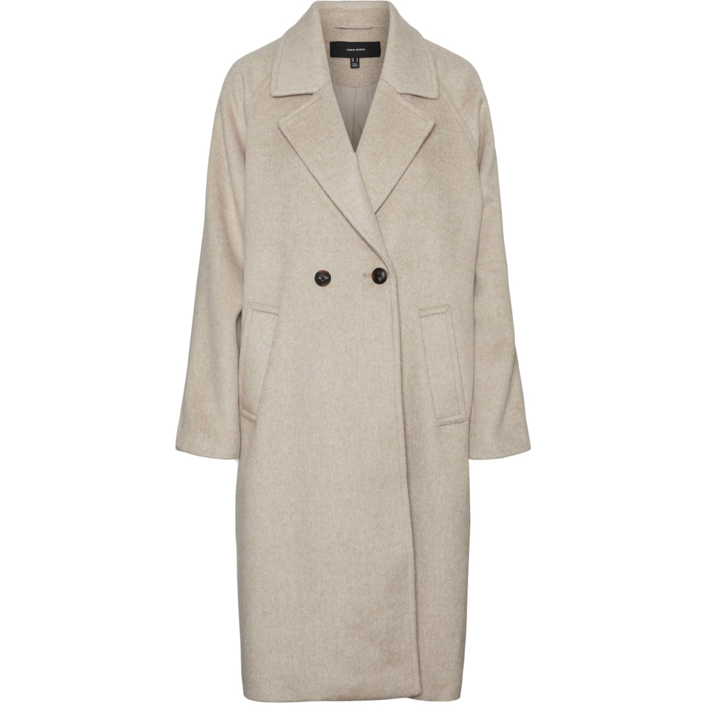 Billede af Vero Moda dame frakke VMHAZEL - Silver Mink Melange