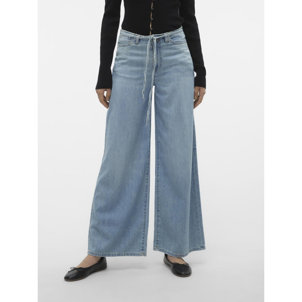 Vero Moda Dame Jeans Vmannet Light Blue Denim